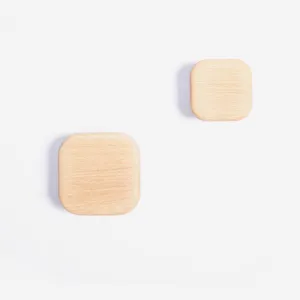 Squared Wall Hooks - Natural