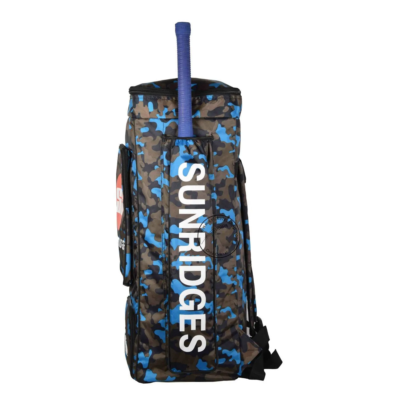 SS Duffle Camo Pack Blue Cricket Kit Bag