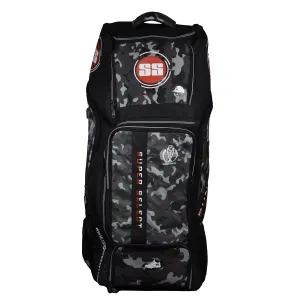SS Super Select Duffle Cricket Kit Bag With Wheel-Red