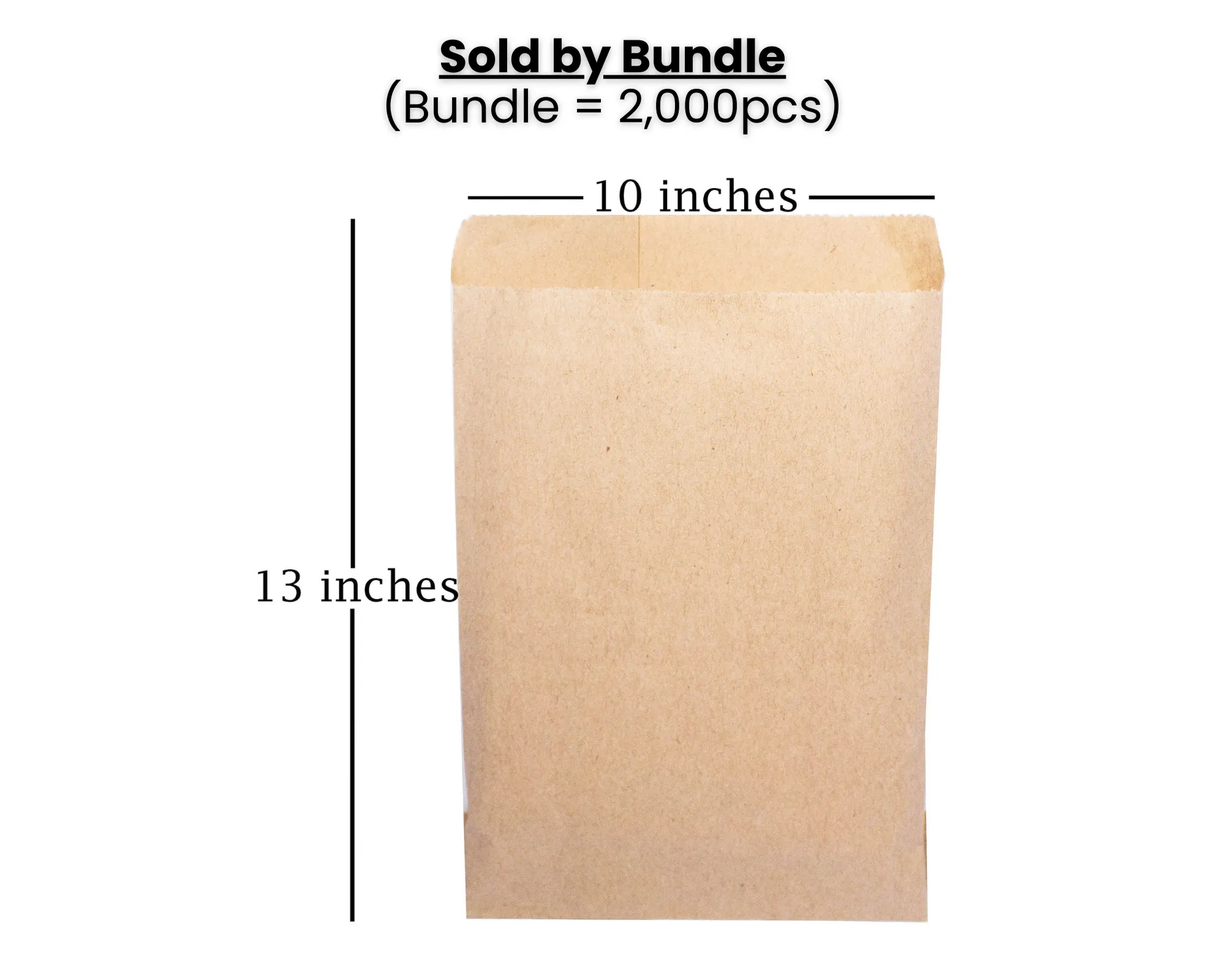 Stallion Brown Paper Bag 10x13in (2000pcs)