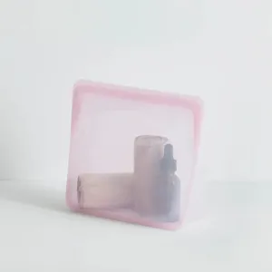 Stasher, Stand-up Storage, Rose