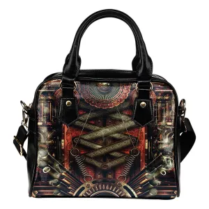 Steampunk Inner Workings Shoulder Handbag