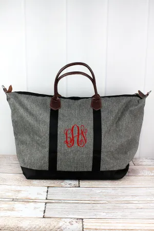 Steel Gray Crosshatch Weekender