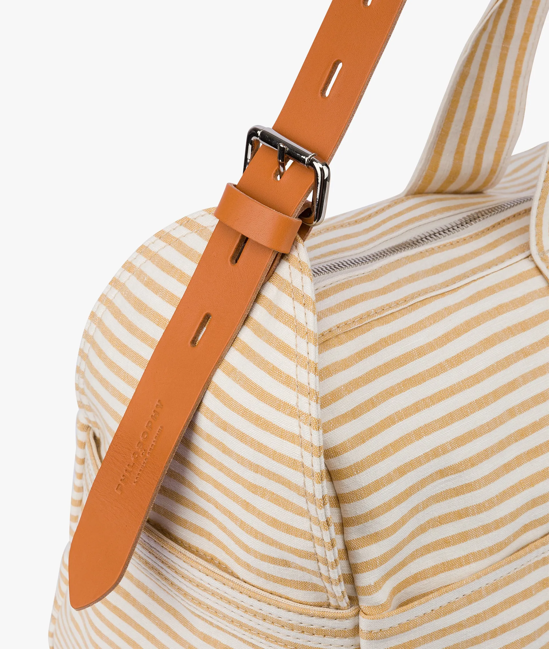 Striped Duffle Bag - Philosophy by Lorenzo Serafini 