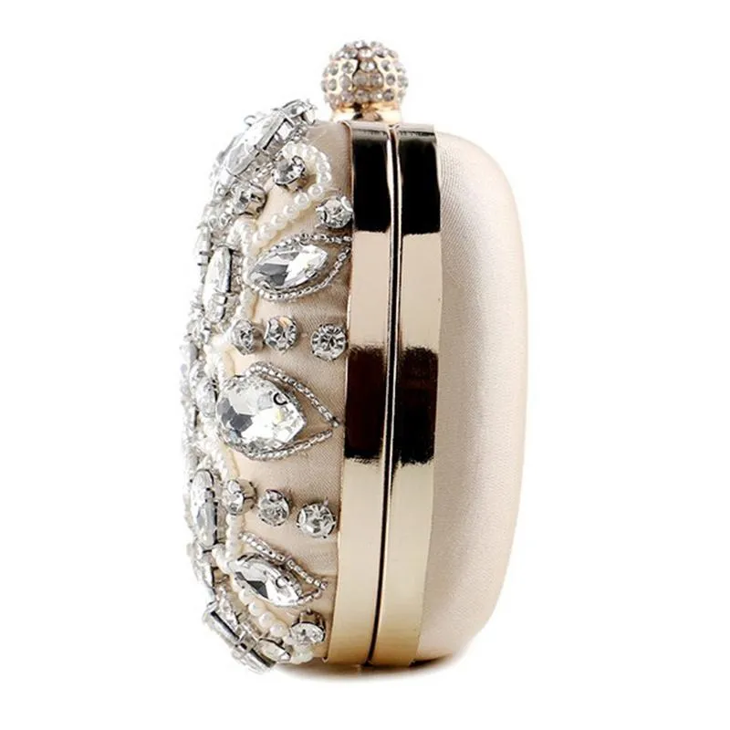 Stunning Rhinestone Deco Clutch Mini Bag for Evening Party