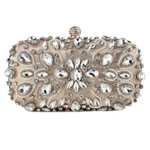 Stunning Rhinestone Deco Clutch Mini Bag for Evening Party