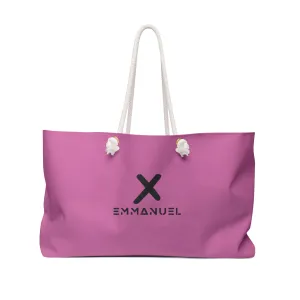 Stylish Weekender Bag | "God Is With Us" Quote | Perfect for Travel & Getaways