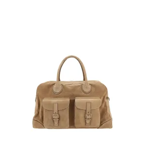 Suede Travel Bag