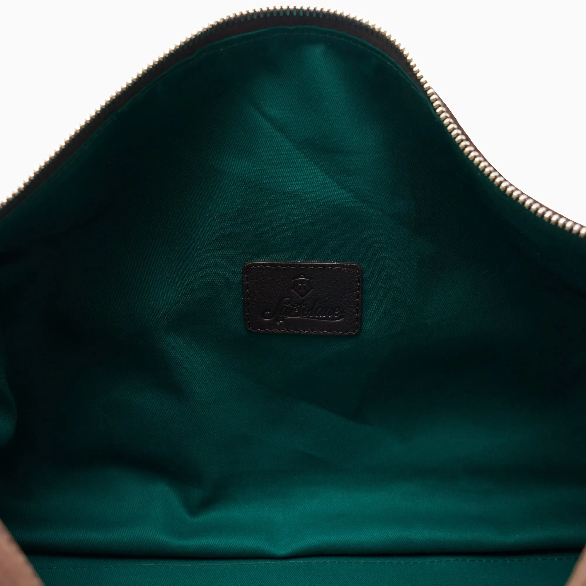 Suede Weekender Bag