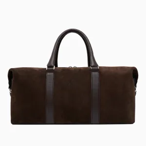 Suede Weekender Bag