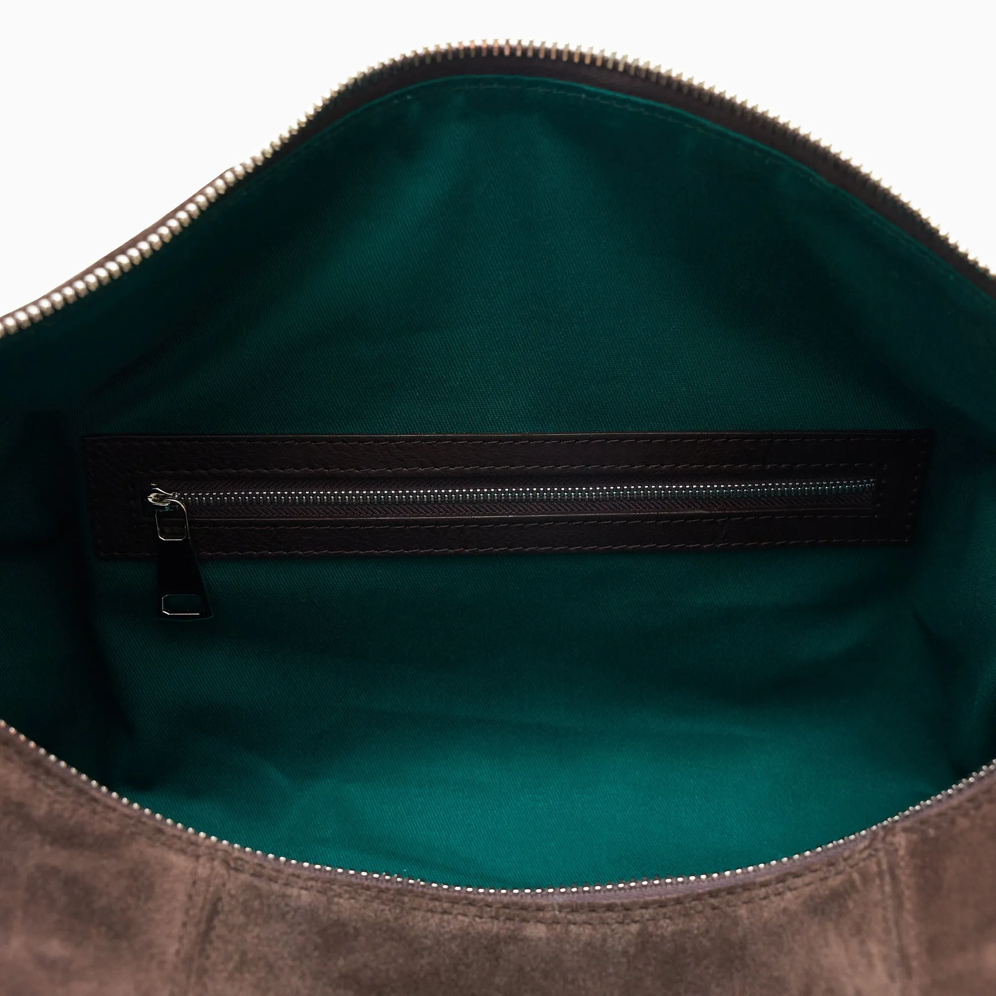 Suede Weekender Bag