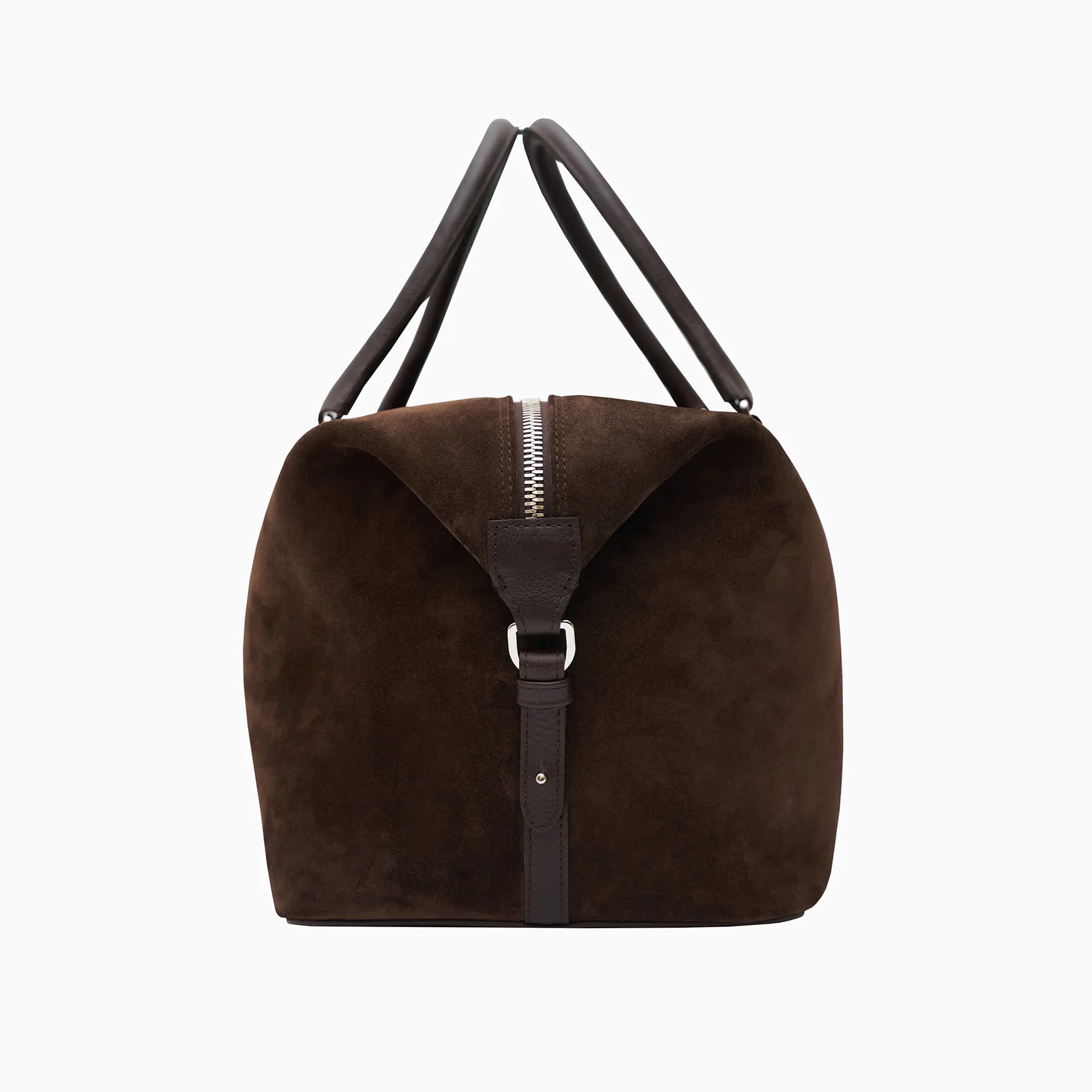 Suede Weekender Bag