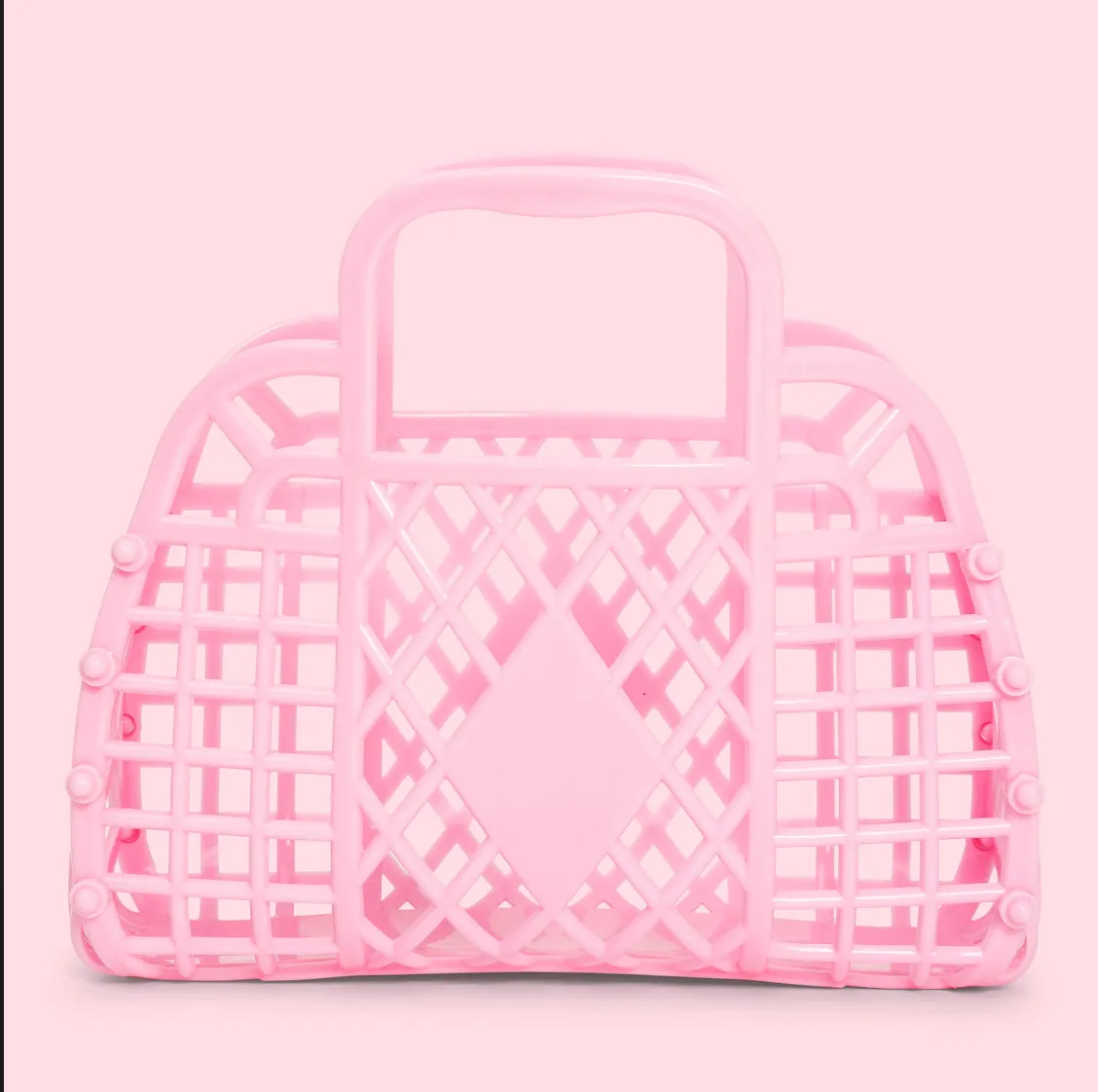 Sun Jellies | Mini Retro Bag Pink