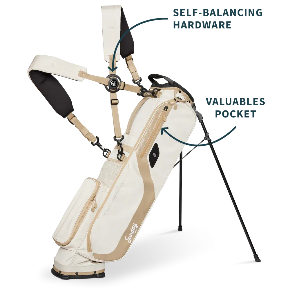 Sunday Golf El Camino Golf Stand Bag Midnight Green (Bag Height 34")
