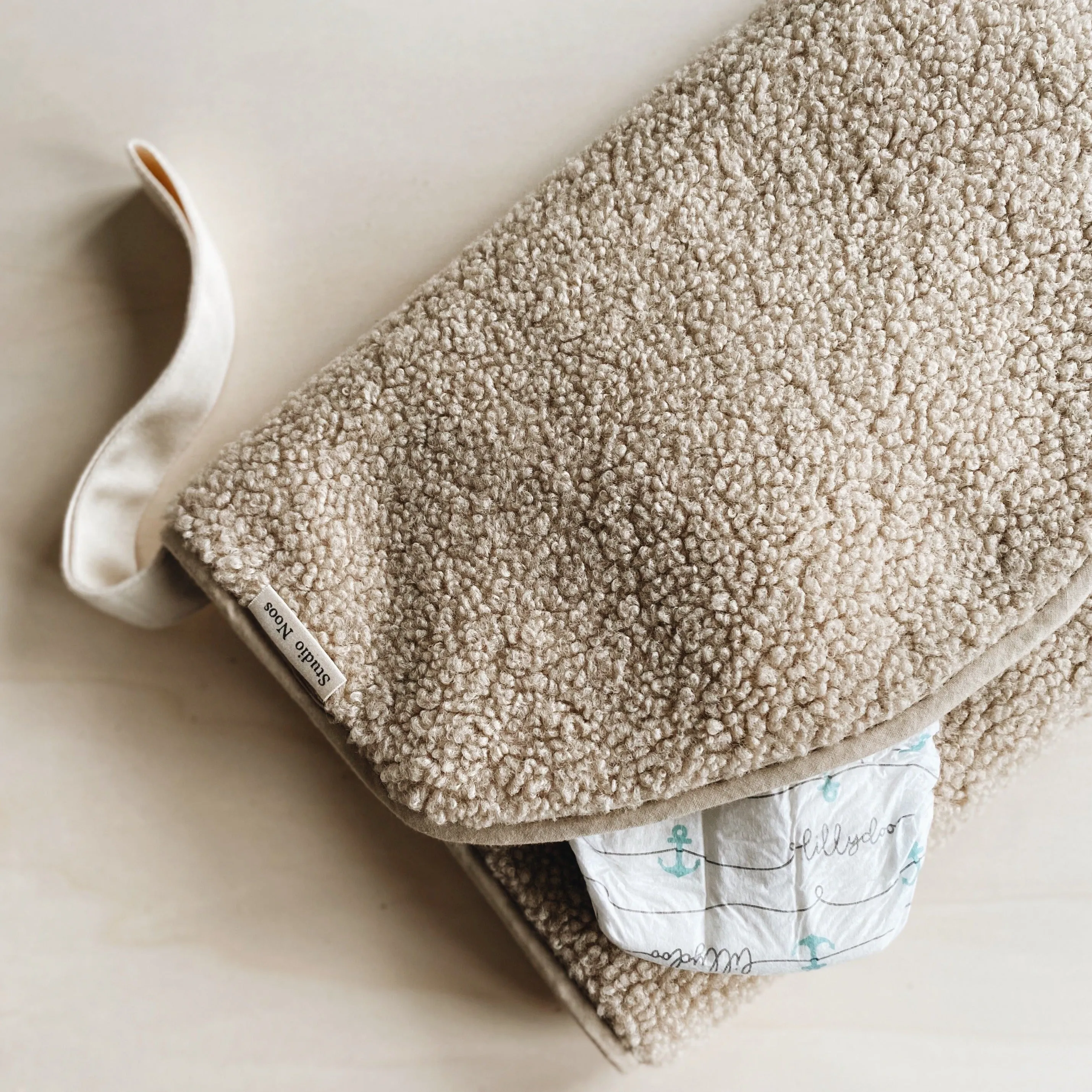 Teddy Easy-fold Changing Mat (Beige)