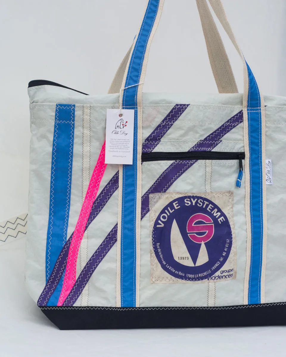 Terrapin Beach Bag: Voile Systeme Sailmaker's Logo