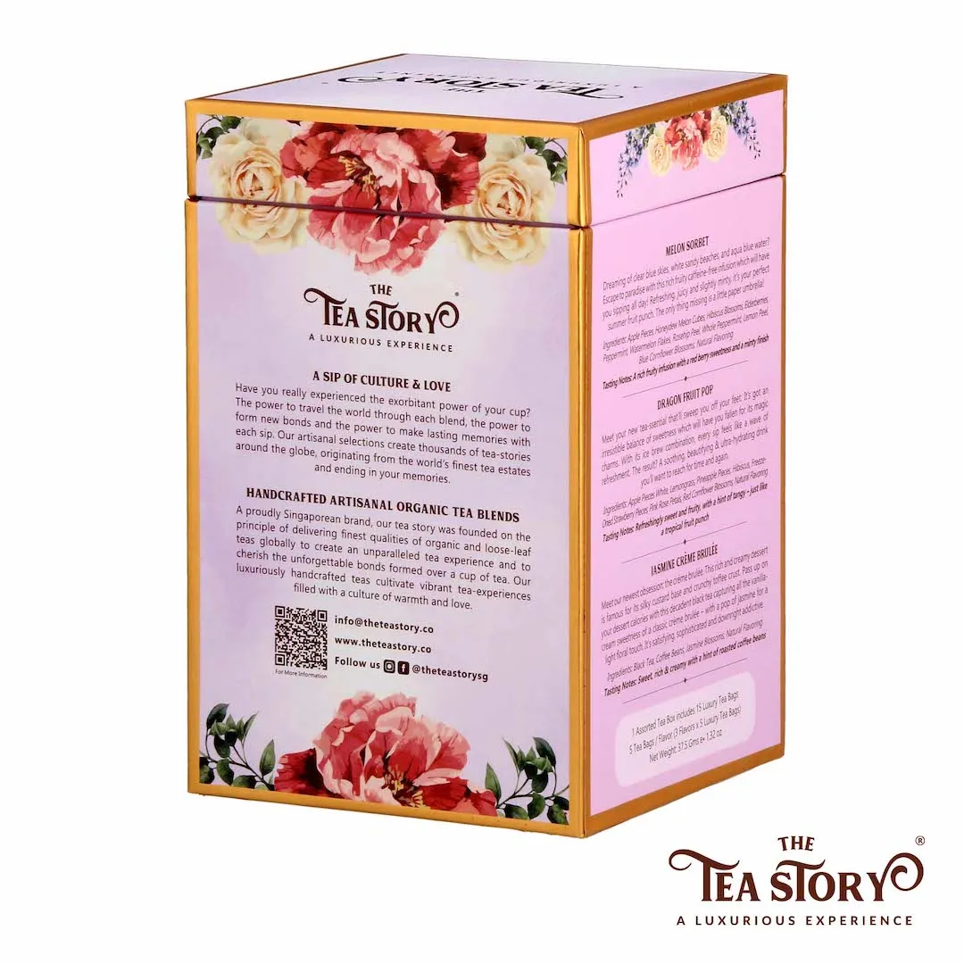 The Tea Story Exotic Blends Assorted Tea Box