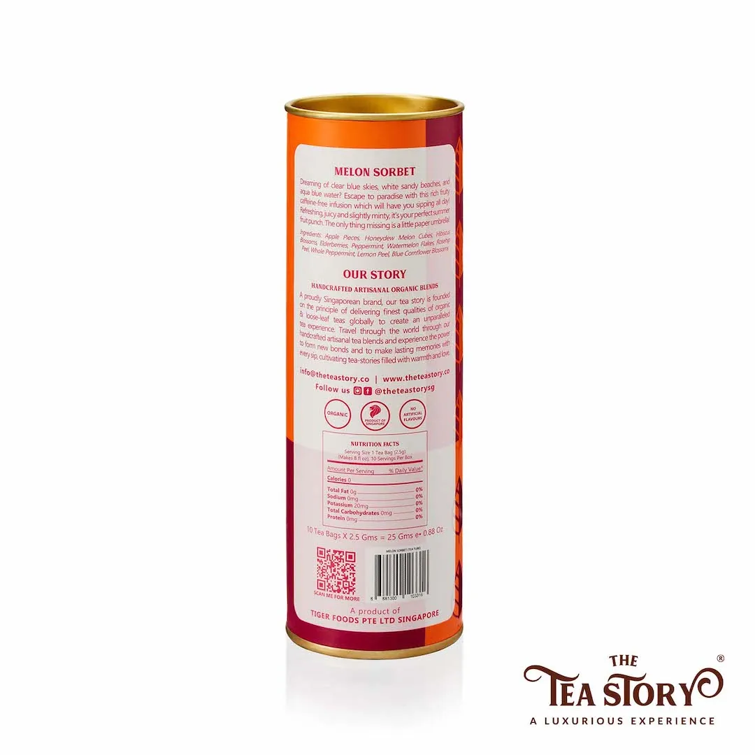 The Tea Story Melon Sorbet Tea Tube