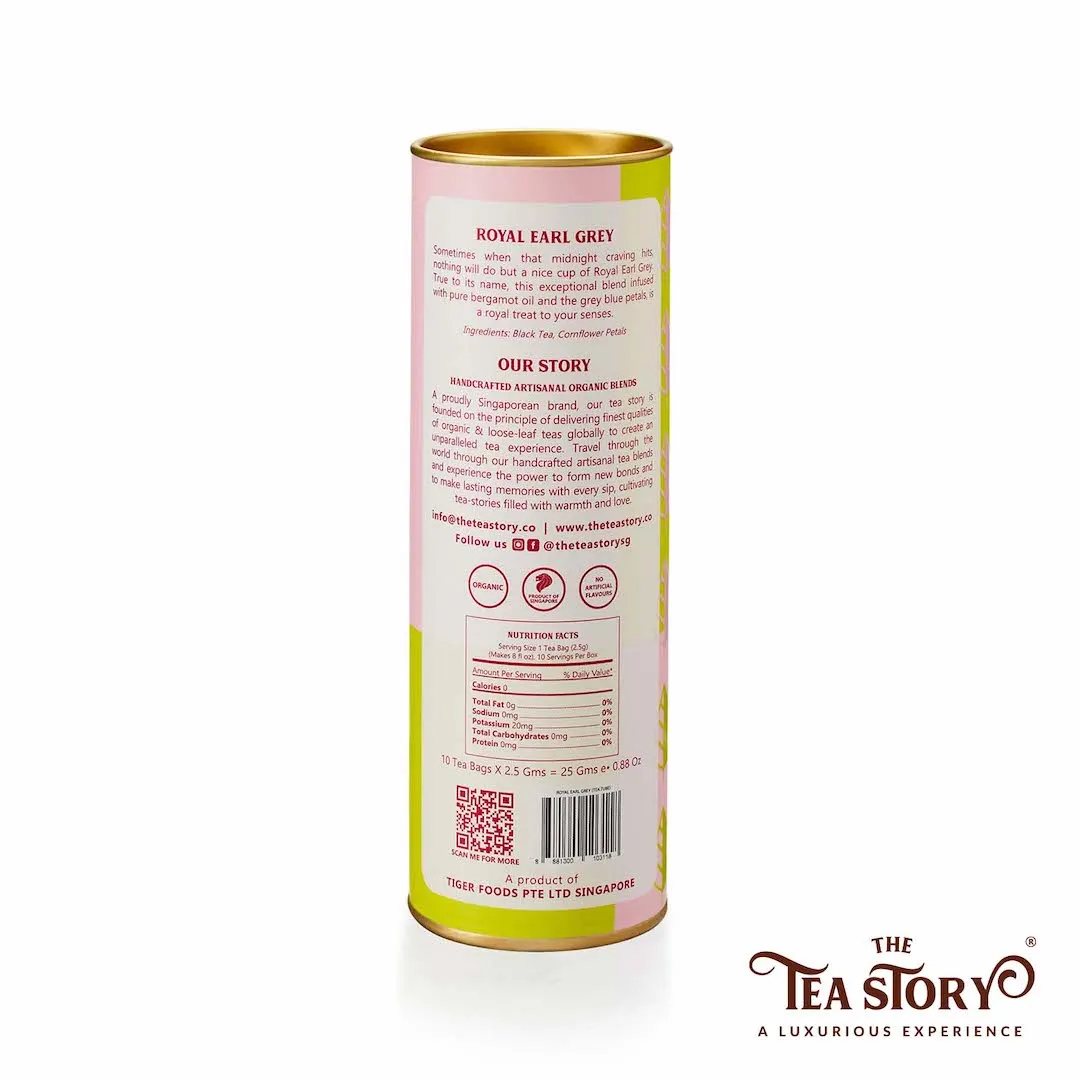 The Tea Story Royal Earl Grey Tea Tube