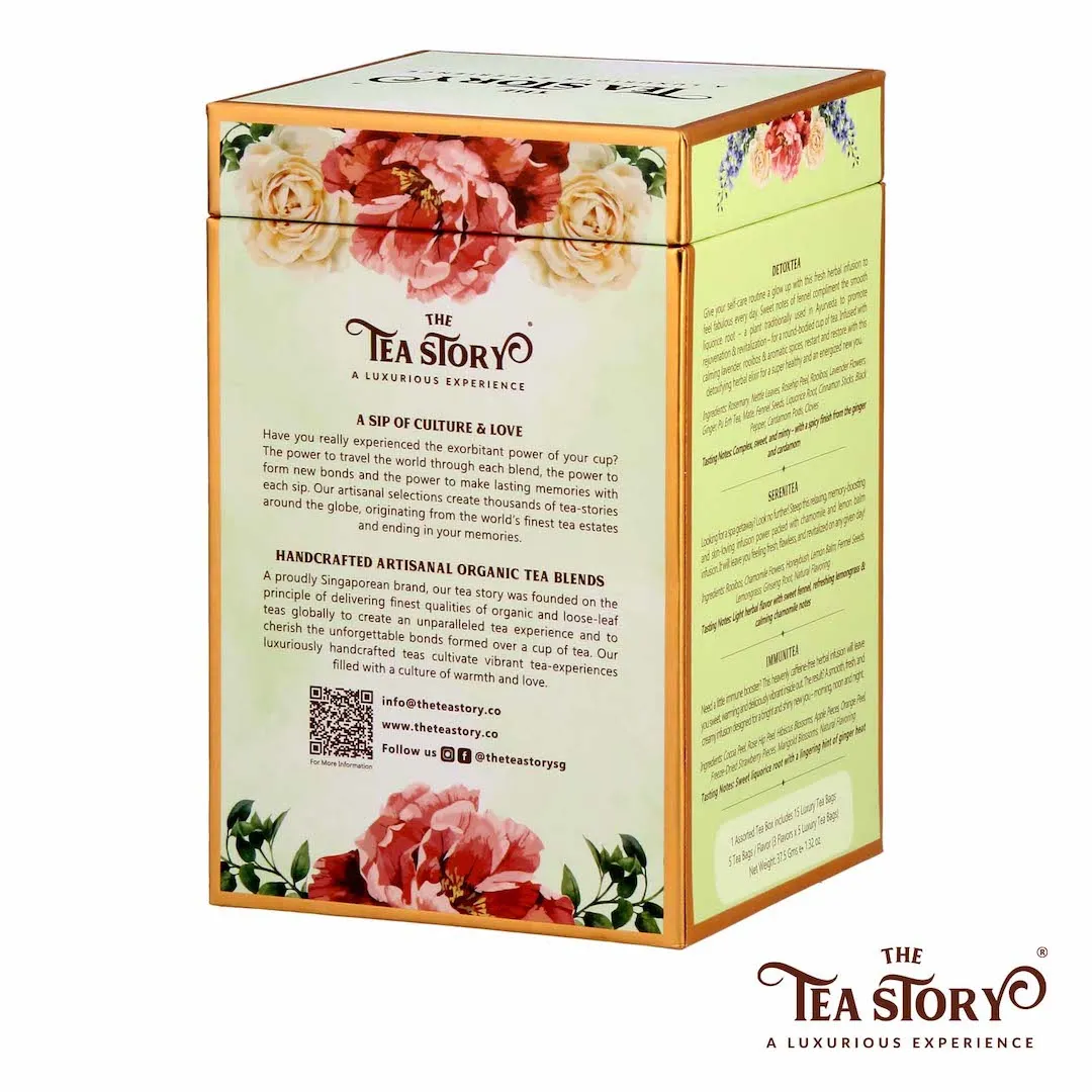 The Tea Story Wellness Blends Assorted Tea Box