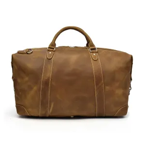 TimberCraft Heritage Weekender Bag – Rugged Elegance for Travel