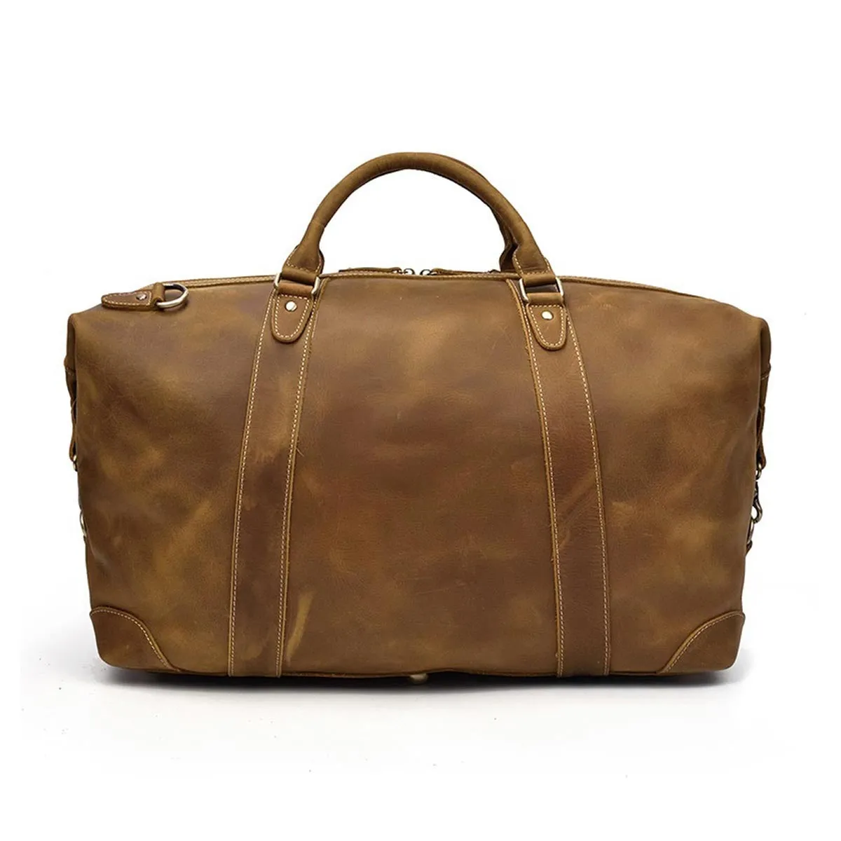 TimberCraft Heritage Weekender Bag – Rugged Elegance for Travel