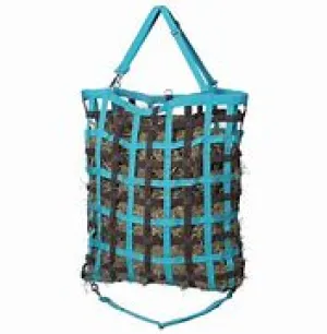 TK72-1401--Teal Hay Feeder Web Slow Feed
