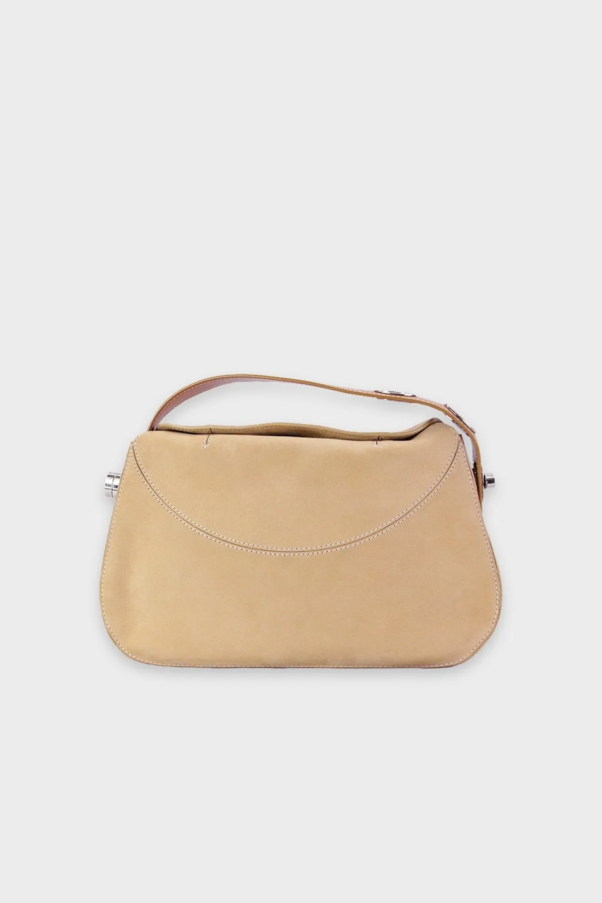 Tod's Beige Suede Handbag with Adjustable Strap