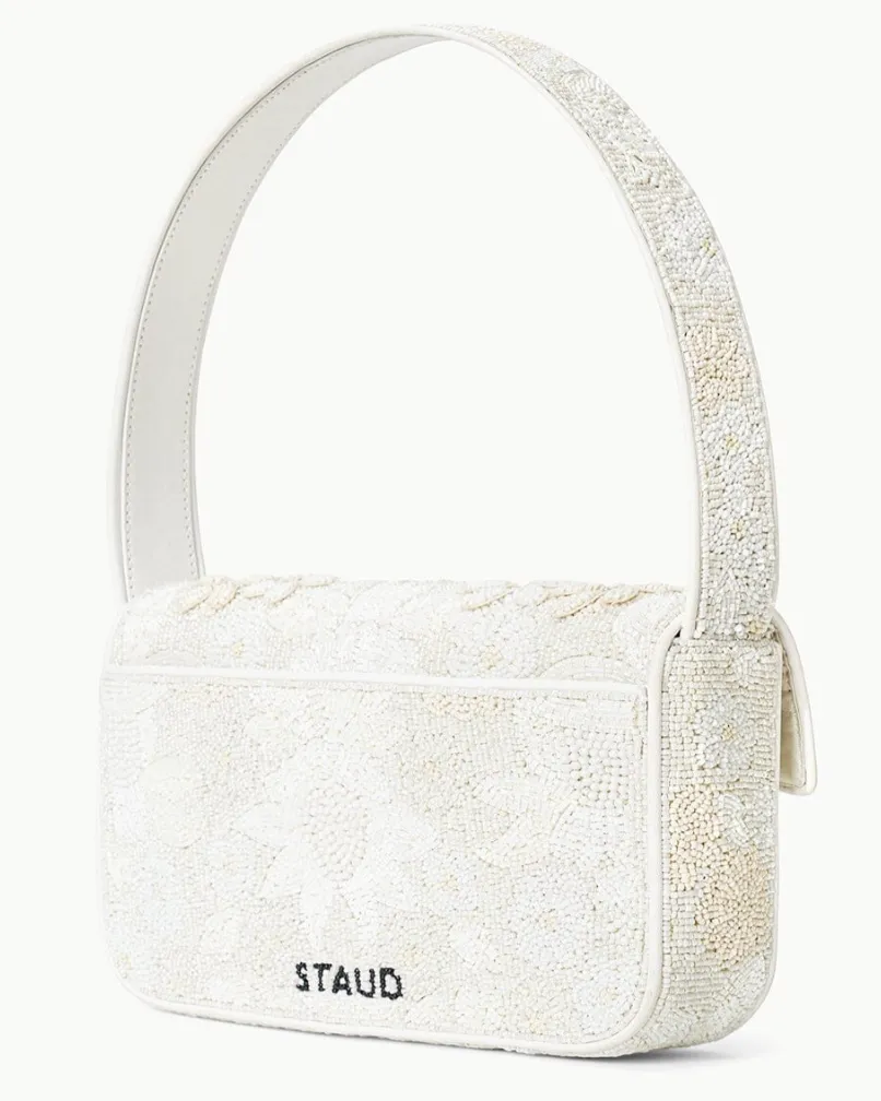 Tommy Beaded Bag in Garden Party | Staud