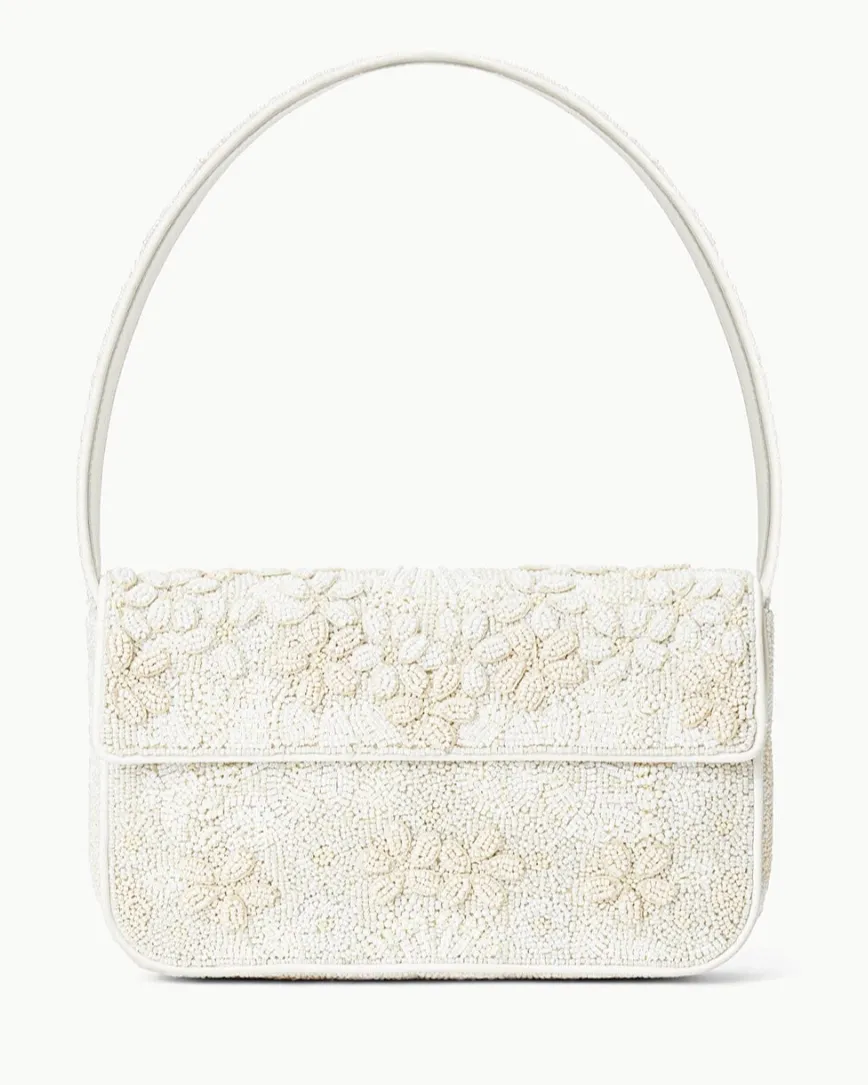 Tommy Beaded Bag in Garden Party | Staud