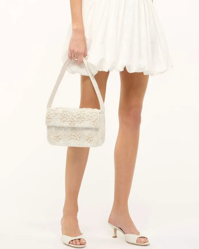Tommy Beaded Bag in Garden Party | Staud