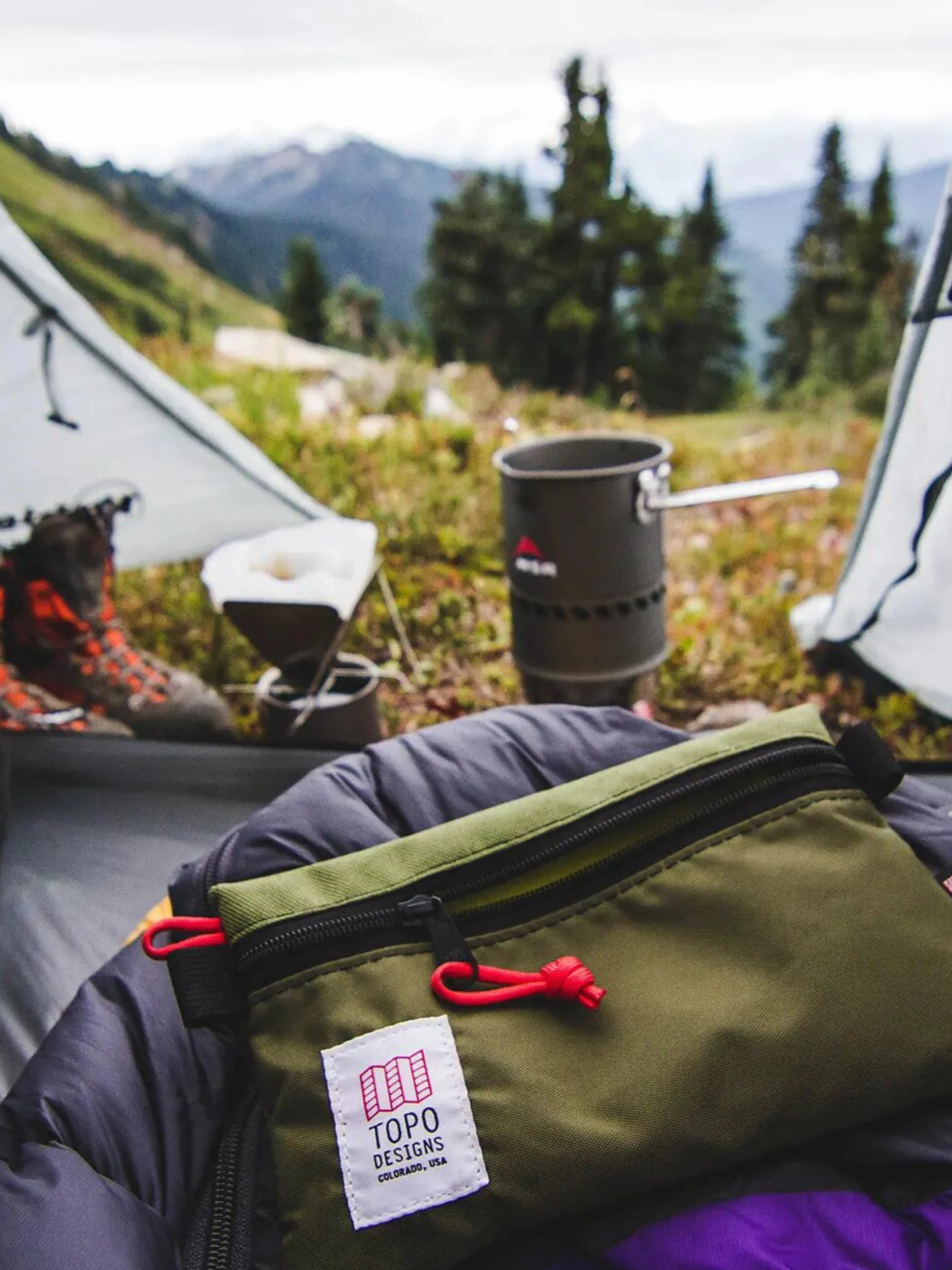 Topo Designs Accessory Bags Olive