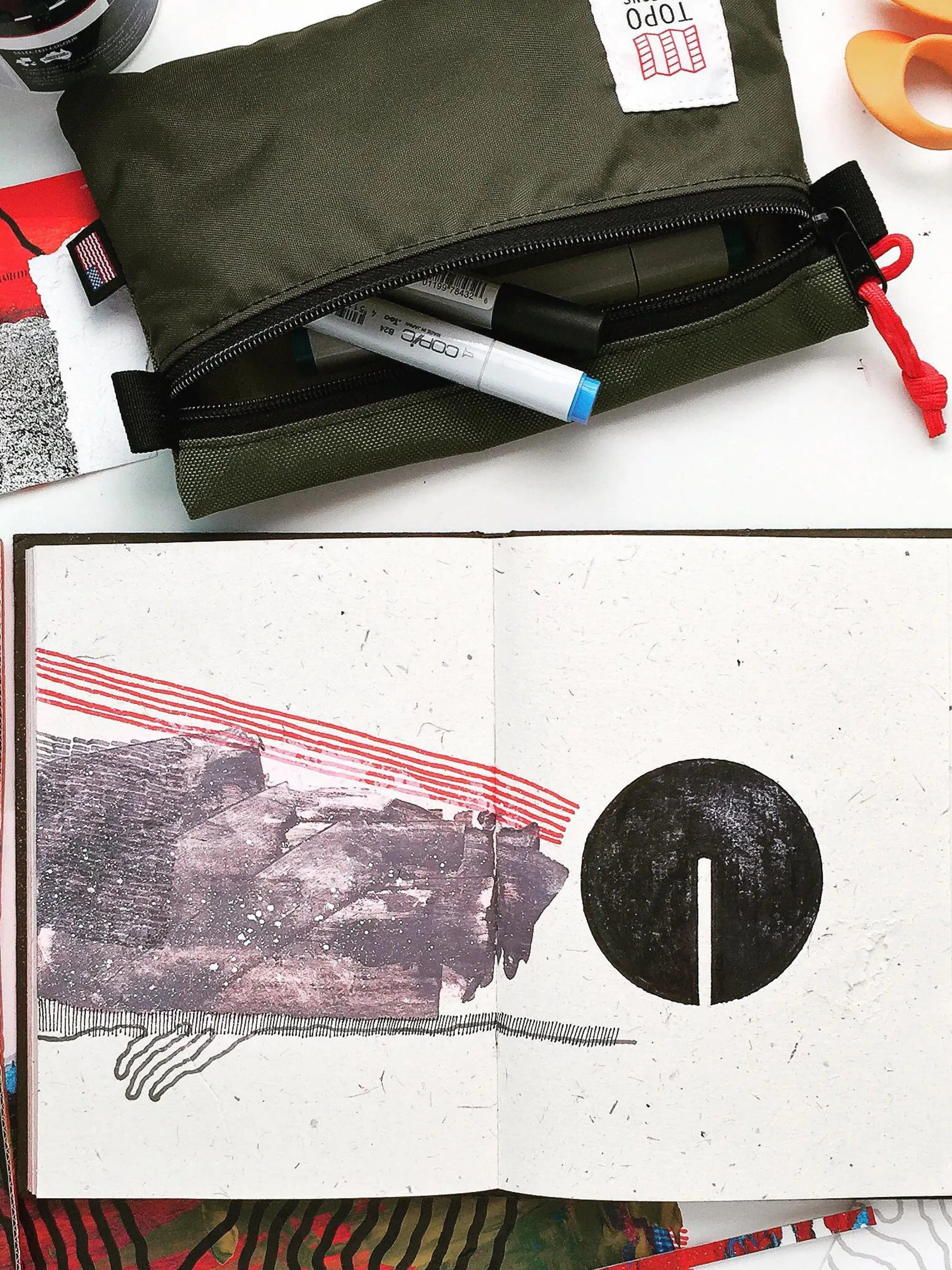 Topo Designs Accessory Bags Olive