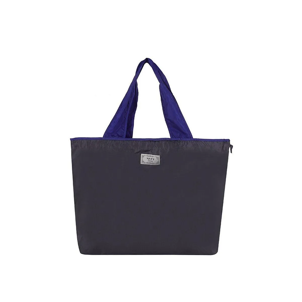Ultra-Light Foldable Large Capacity Portable Shopping Bag with Drawstring Mouth