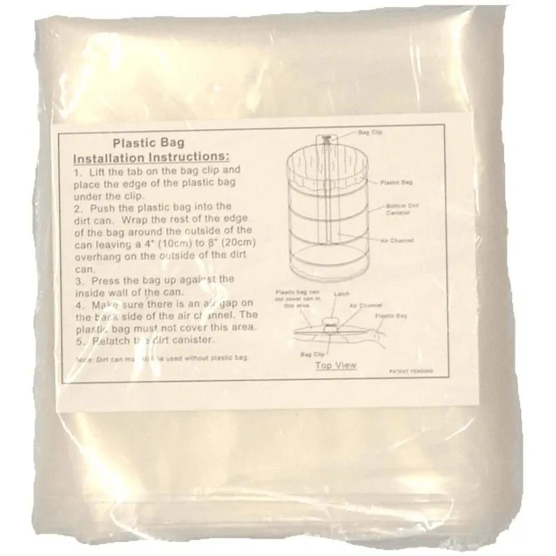 VacuMaid Plastic Bags For 12 Inch Dirt Cans - 4pk