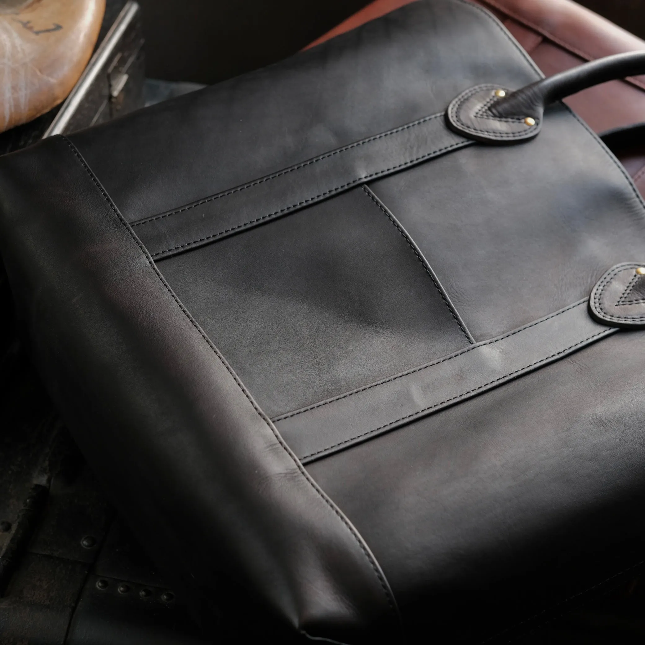VASCO Leather Boat Tote Bag