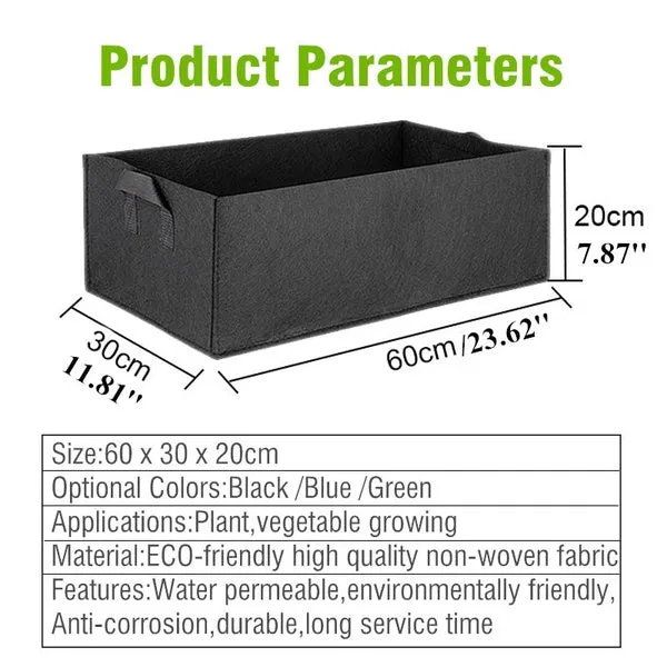 Vegetables Flowers Plant Growing Bags with Handles Eco-friendly Plants Pot for Indoor Outdoor Planter