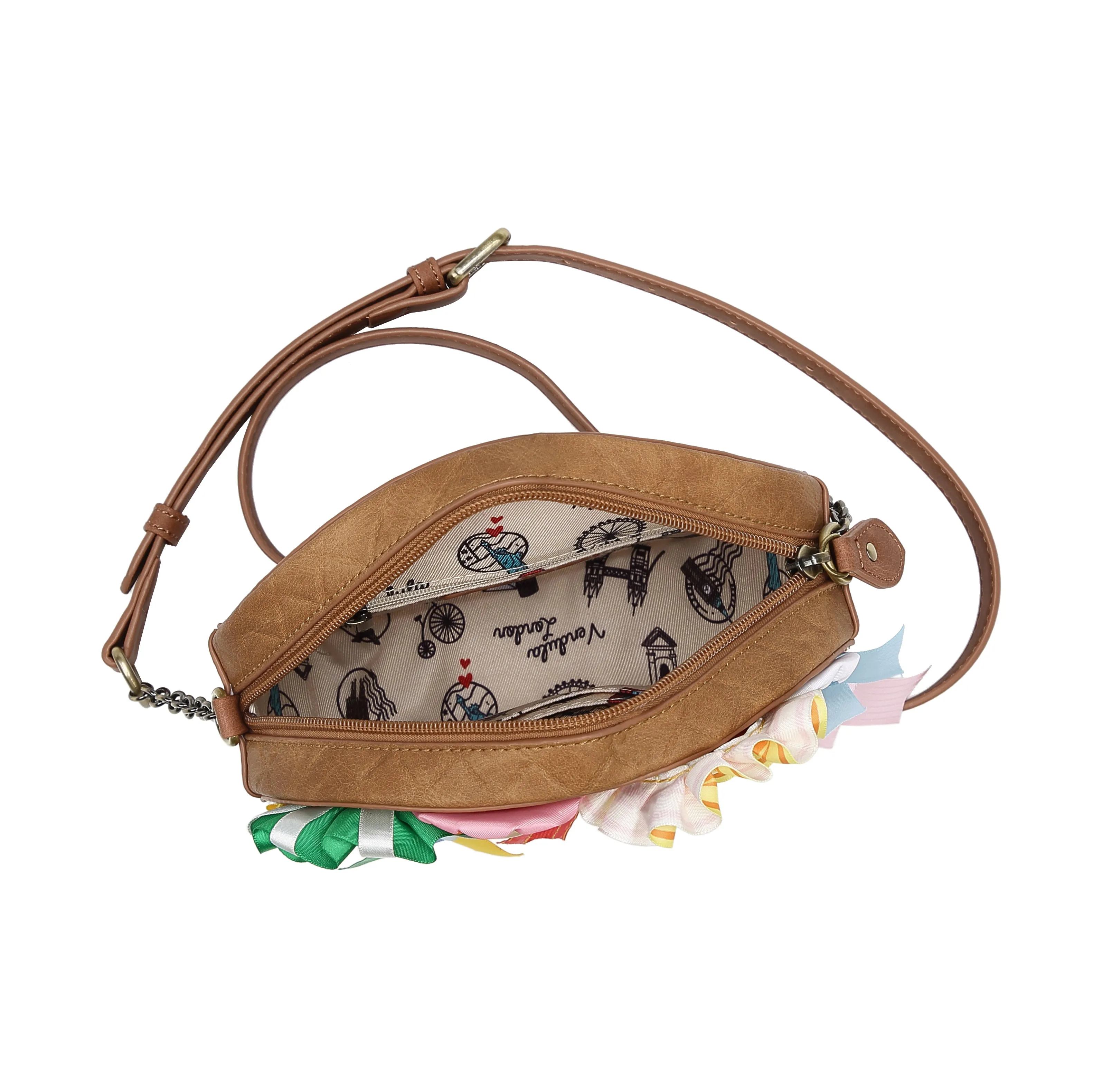 Vendula Pony Club Rosette Edition Apollo Round Crossbody Bag