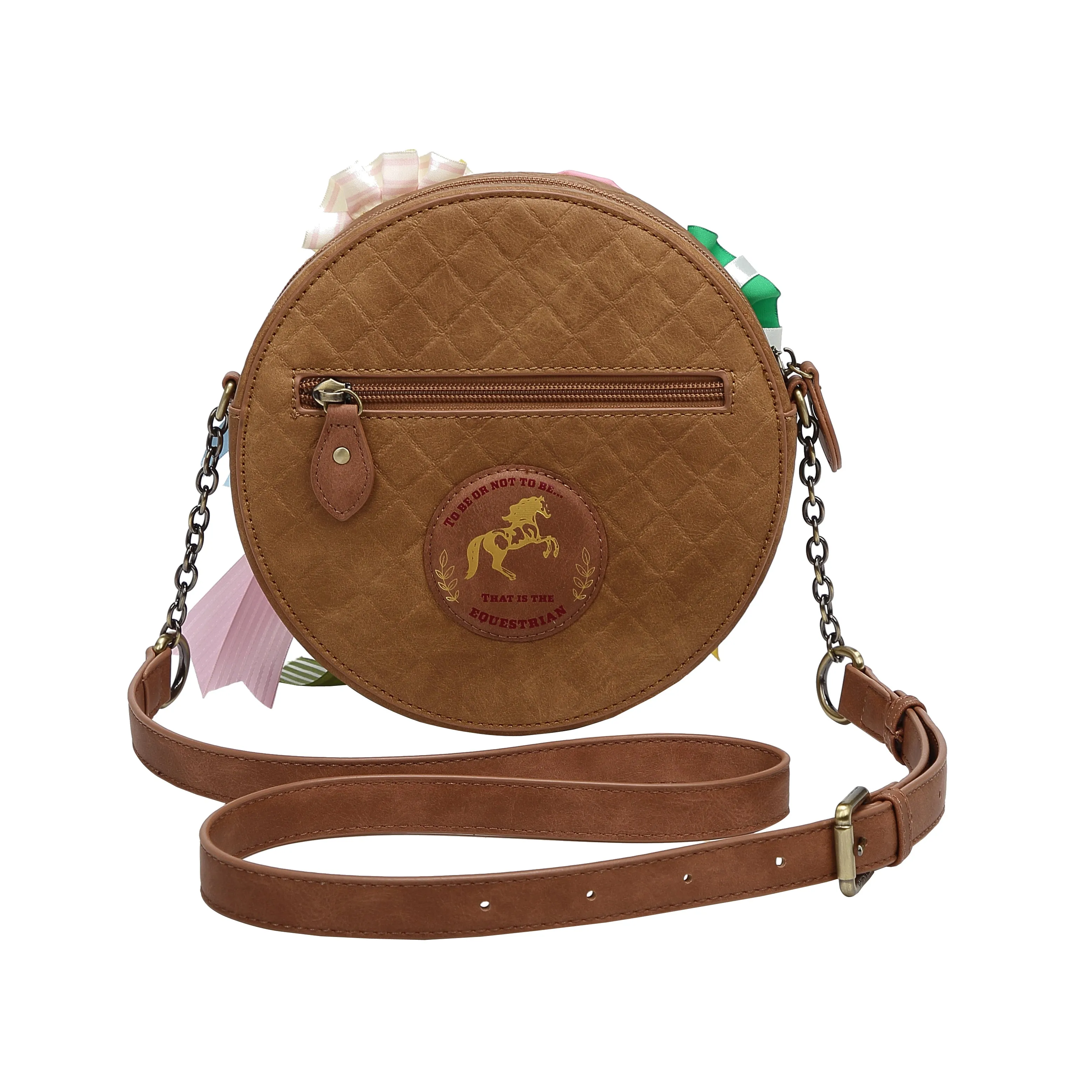 Vendula Pony Club Rosette Edition Apollo Round Crossbody Bag