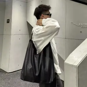 Versatile Soft Leather Shoulder Bag