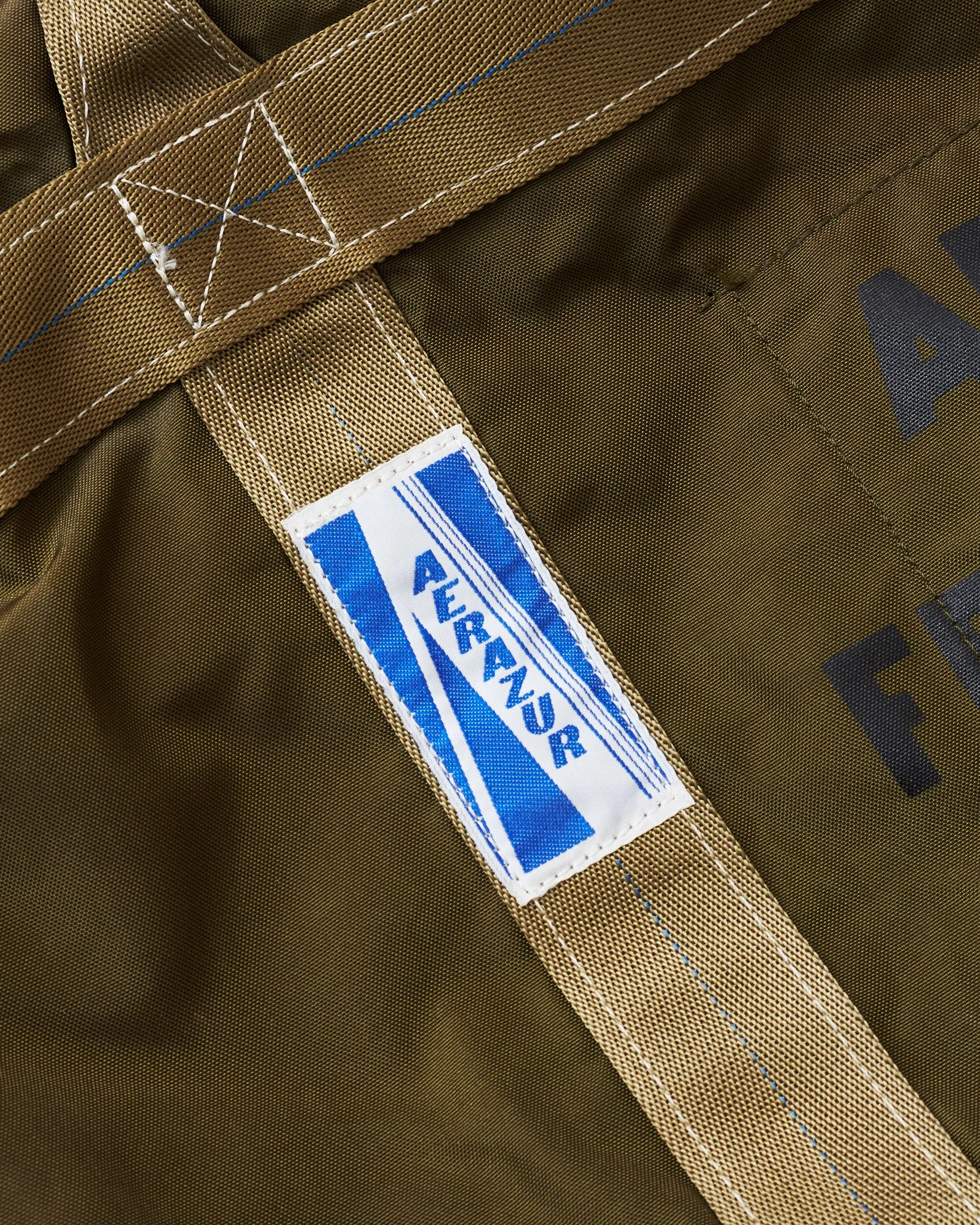 Vintage 1980's French Army Parachute Nylon Duffle Bag