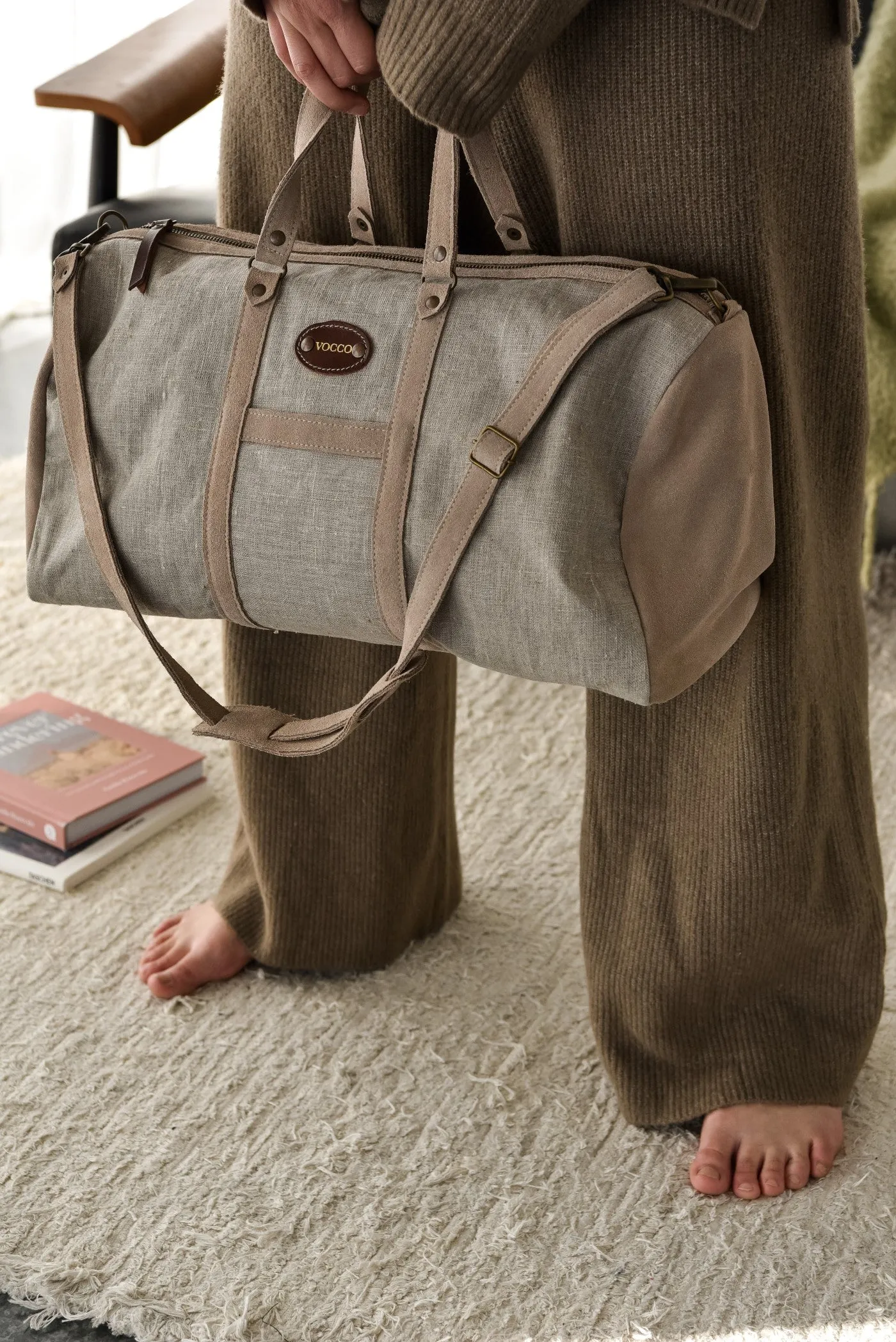 Vocco Weekender Bag Mediterraneo Abalone Grey