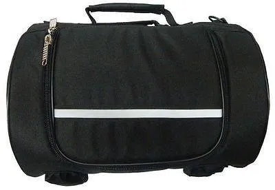 VS362 Vance Leather Small Textile Sissy Bar Roll Bag
