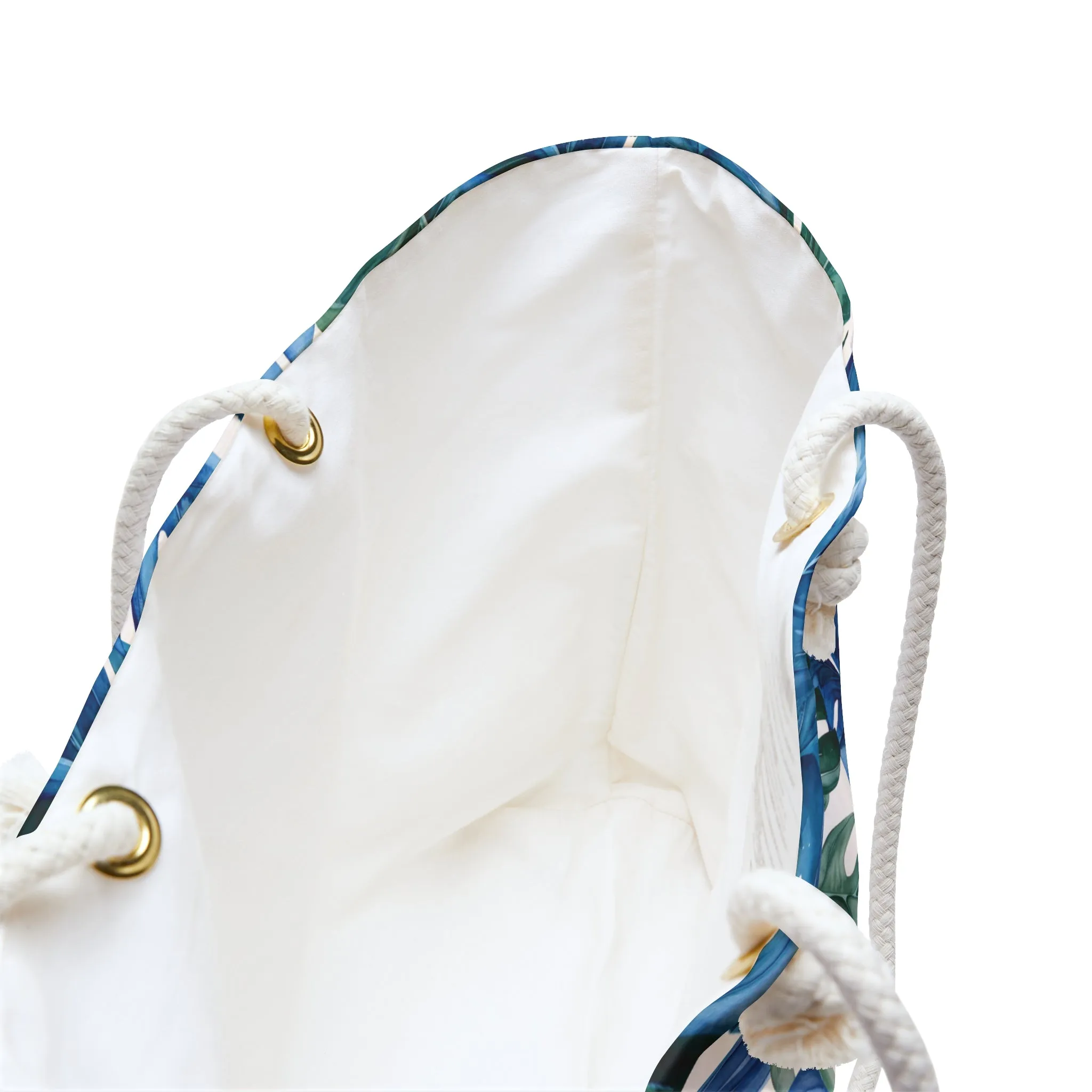 Watercolor Tropics Weekender Bag (Blue, Green)