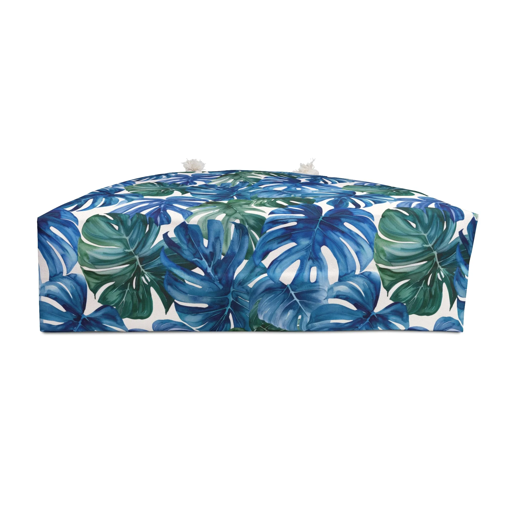 Watercolor Tropics Weekender Bag (Blue, Green)