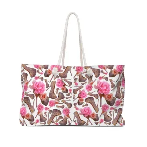 Weekender Bag Tes 'Rose pink flower'