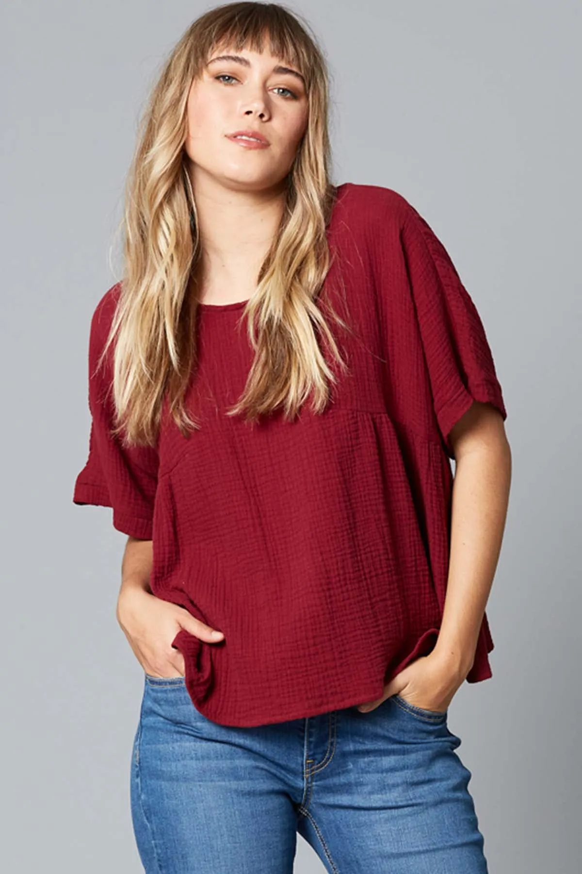 Weekender Top - Plum