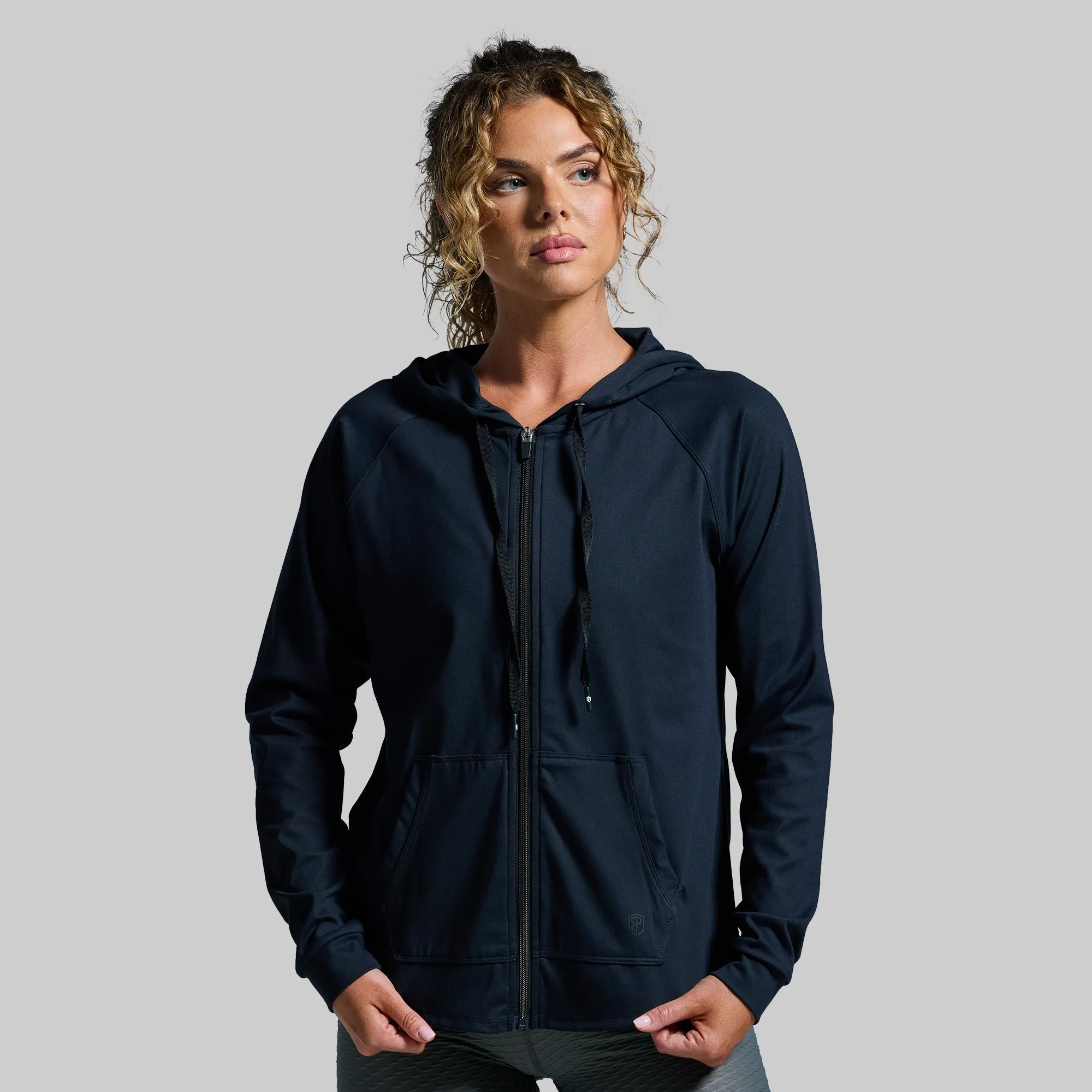 Weekender Zip Up Hoodie (Black)