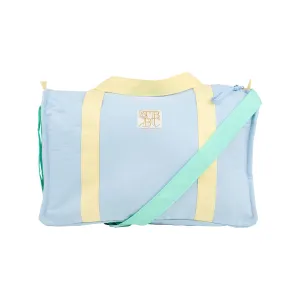 Westbury Weekender Bag - Buckhead Blue, Lake Worth Yellow, and Sea Island Seafoam