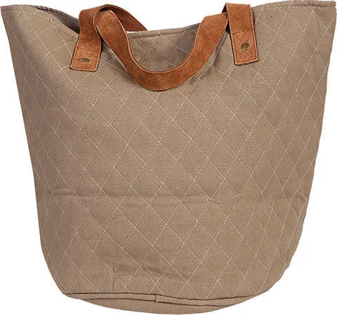 Western Shoulder Tote Woven Geometric Print